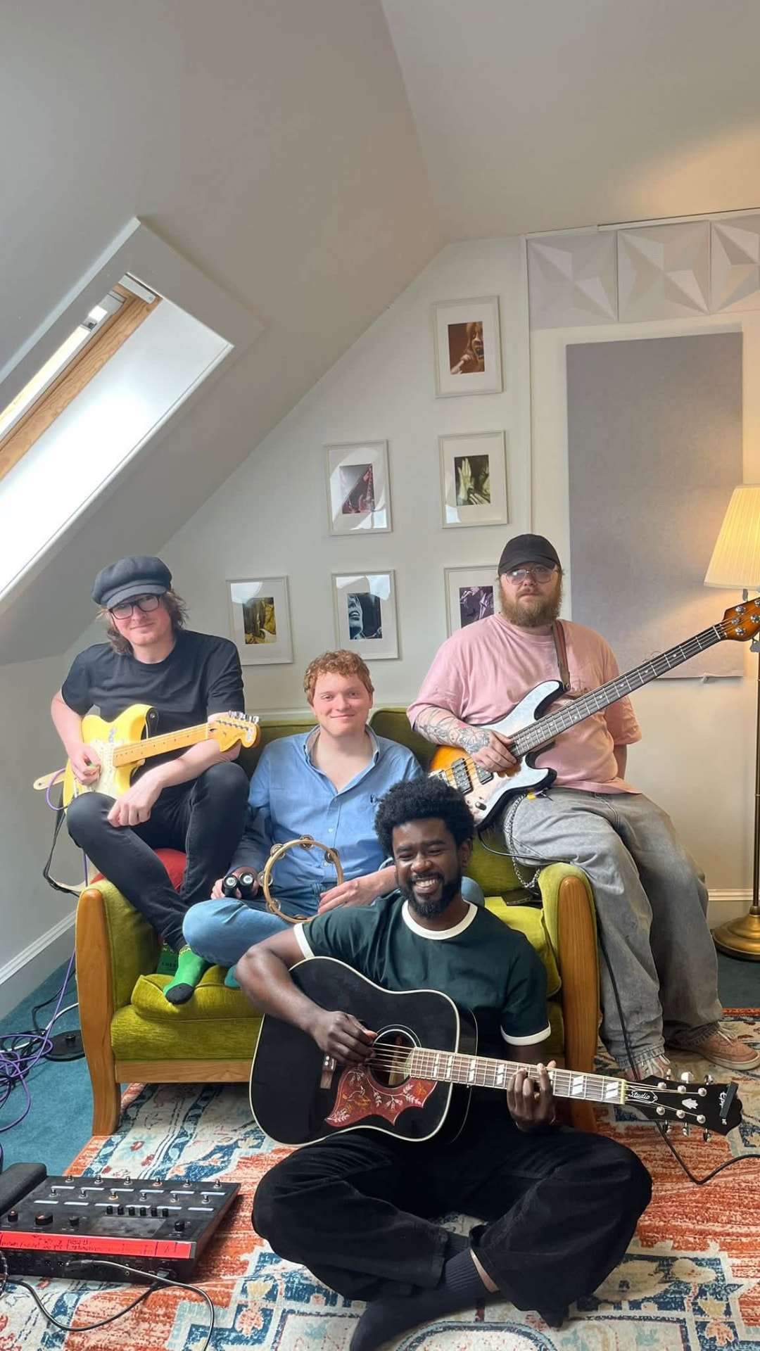 The Magic Boys Band in rehearsal